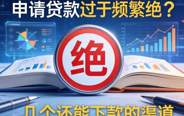 申请贷款过于频繁被拒？分享几个还能下款的渠道