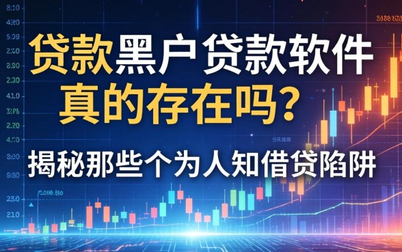 贷款黑户贷款软件真的存在吗？揭秘那些不为人知的借贷陷阱