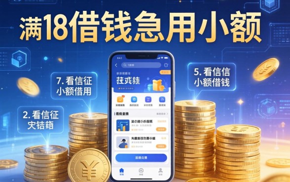 满18借钱急用小额，细致阐述5个不看征信小额借钱的app
