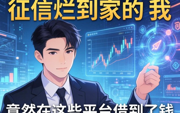 征信烂到家的我，竟然在这些平台借到了钱