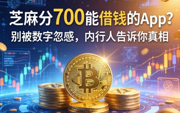 芝麻分700能借钱的app？别被数字忽悠，内行人告诉你真相