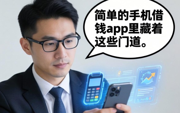 银行经理私下说：简单的手机借钱app里藏着这些门道