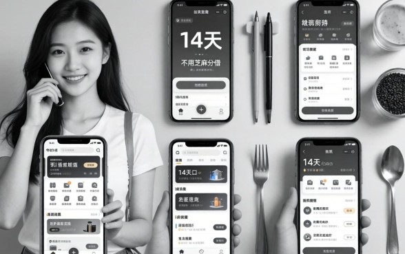 无视黑白的14天口子，整理5个不用芝麻分能借的app