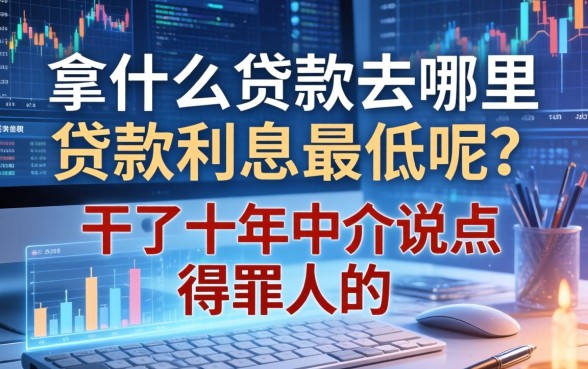 拿什么贷款去哪里贷款利息最低呢？干了十年中介说点得罪人的