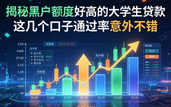 揭秘黑户额度好高的大学生贷款，这几个口子通过率意外不错