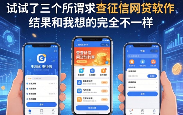 我试了三个所谓不查征信的网贷软件，结果和我想的完全不一样