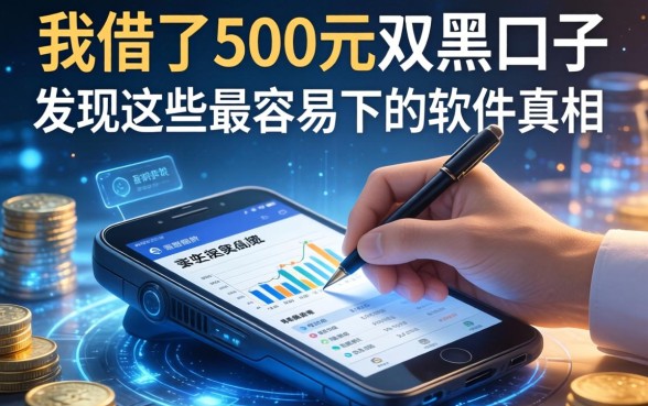 我借了500元双黑口子，发现这些最容易下的软件真相