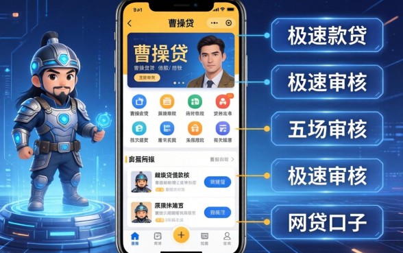 类似曹操贷的借款软件，详尽说明五个极速审核的网贷口子