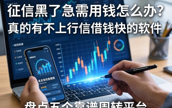 征信黑了急需用钱怎么办？真的有不上征信借钱快的软件吗？盘点五个靠谱周转平台