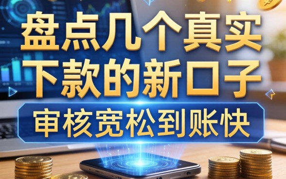 盘点几个真实下款的新口子，审核宽松到账快