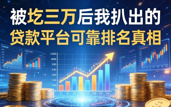 被坑三万后我扒出的贷款平台可靠排名真相
