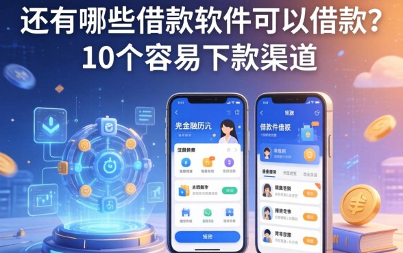 还有哪些借款软件可以借款？分享10个容易下款的渠道