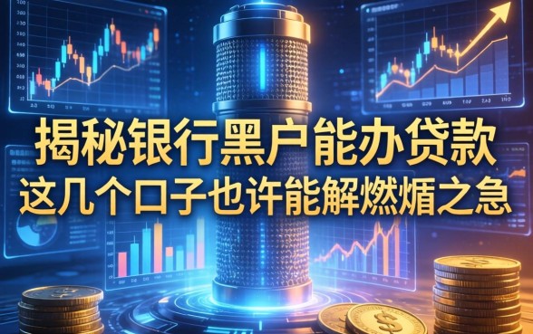 揭秘银行黑户能办的贷款：这几个口子也许能解燃眉之急