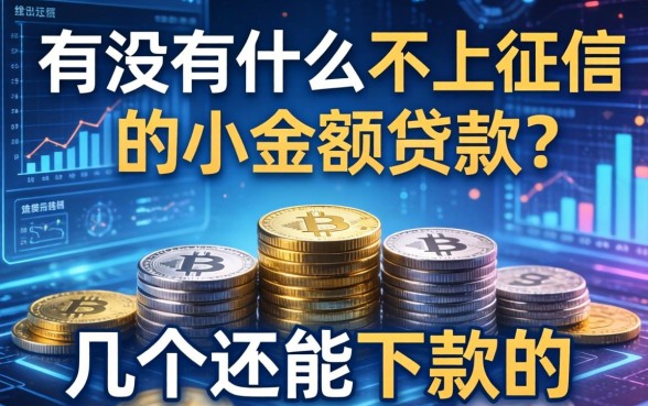 有没有什么不上征信的小额贷款？整理了几个还能下款的