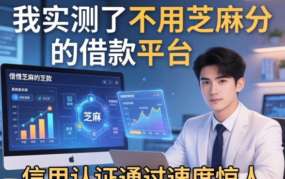 我实测了不用芝麻分的借款平台，发现信用认证通过速度惊人