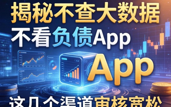 揭秘不查大数据不看负债的app，这几个渠道审核宽松