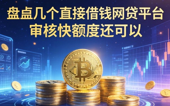 盘点几个直接借钱的网贷平台，审核快额度还可以