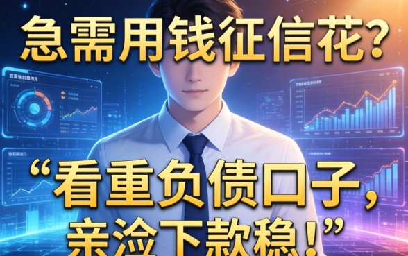 急需用钱征信花？分享几个不看重负债的口子，亲测下款稳！