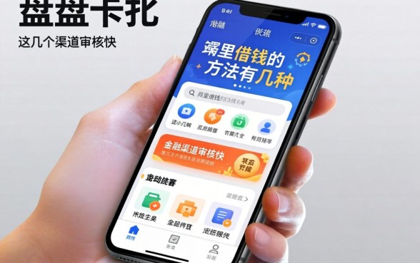 盘点从手机里借钱的方法有几种，这几个渠道审核快