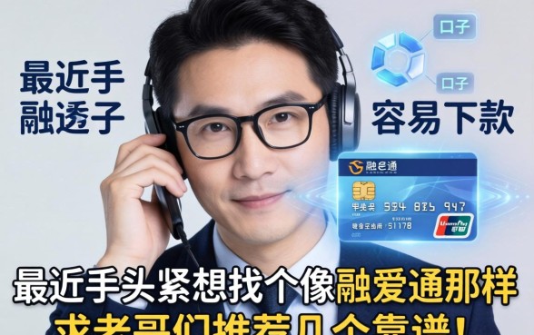 最近手头紧想找个像融e通那样容易下款的口子，求老哥们推荐几个靠谱的！