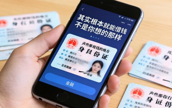 我翻遍了手机，发现那些声称有身份证就能借钱的地方，其实根本不是你想的那样