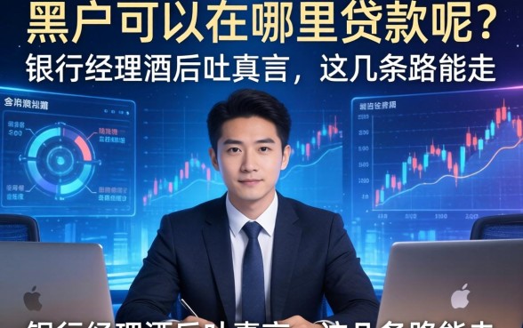 黑户可以在哪里贷款呢？银行经理酒后吐真言，这几条路能走