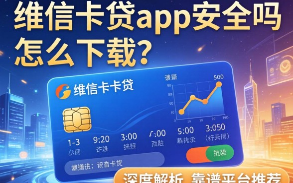 维信卡卡贷app安全吗怎么下载？深度解析与靠谱平台推荐