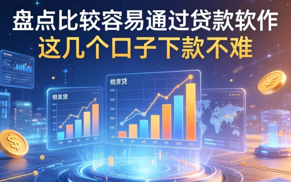 盘点比较容易通过的贷款软件，这几个口子下款不难