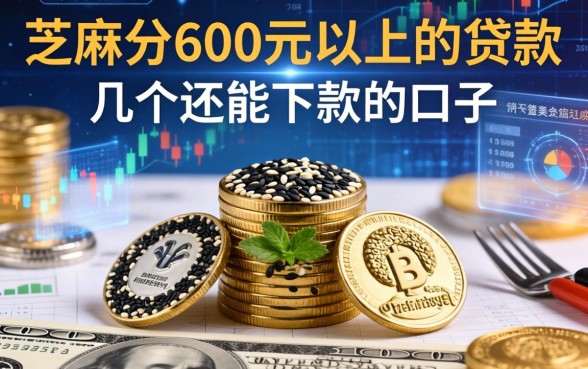 芝麻分600元以上的贷款：整理了几个还能下款的口子