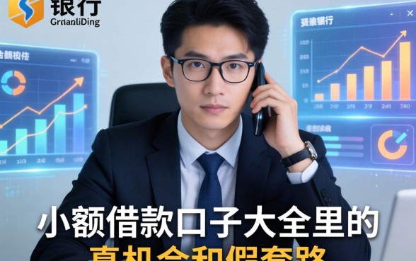 银行经理私下透露：小额借款口子大全里的真机会和假套路