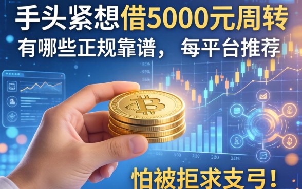 手头紧想借5000元周转，有哪些正规靠谱的平台推荐？怕被拒求支招！