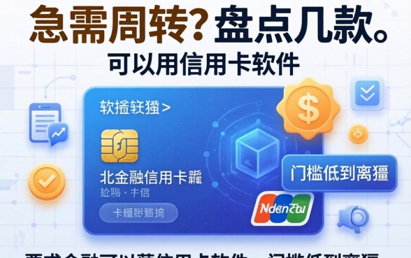 急需周转？盘点几款可以用信用卡的软件，门槛低到离谱