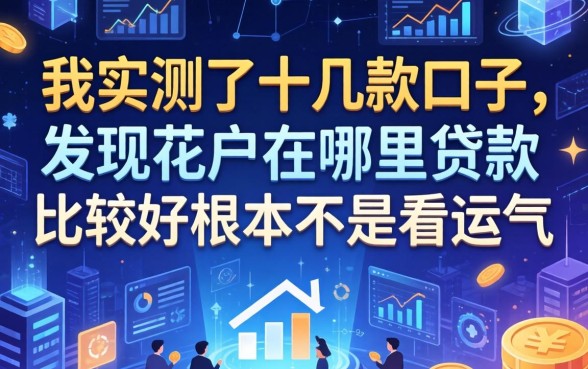 我实测了十几款口子,发现花户在哪里贷款比较好根本不是看运气