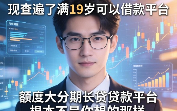 我查遍了满19岁可以借款的平台，发现额度大分期长的贷款平台根本不是你想的那样