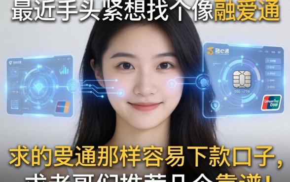 最近手头紧想找个像融e通那样容易下款的口子，求老哥们推荐几个靠谱的！