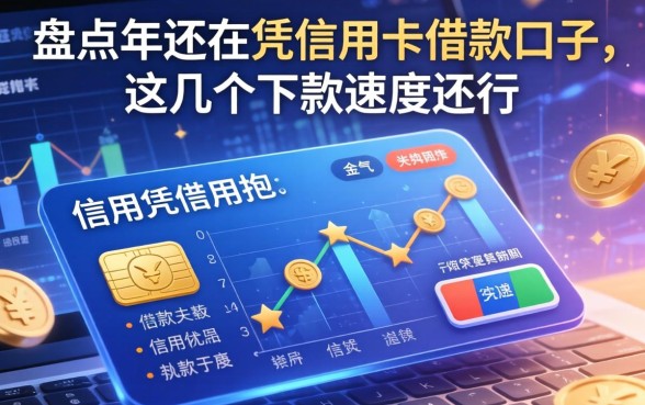 盘点2026年还在的凭信用卡借款口子，这几个下款速度还行