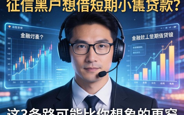 征信黑户想借短期小额贷款？这3条路可能比你想象的更窄