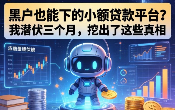 黑户也能下的小额贷款平台？我潜伏三个月，挖出了这些真相