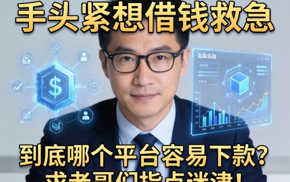 手头紧想借钱救急，到底哪个平台容易下款？求老哥们指点迷津！