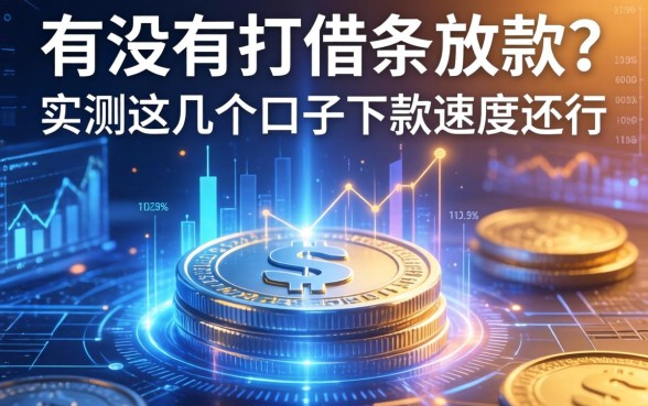 有没有打借条放款的？实测这几个口子下款速度还行