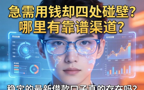 急需用钱却四处碰壁？哪里有靠谱渠道？稳定的最新借款口子真的存在吗？