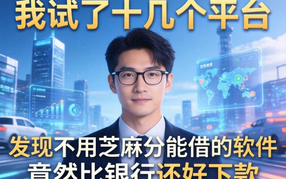 我试了十几个平台，发现不用芝麻分能借的软件竟然比银行还好下款