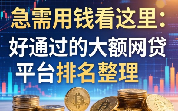 急需用钱看这里：好通过的大额网贷平台排名整理