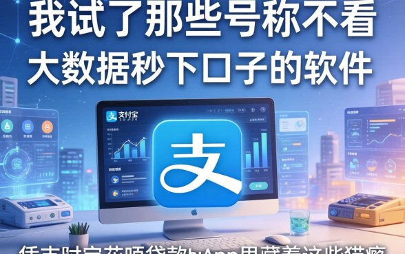 我试了那些号称不看大数据秒下口子的软件，发现凭支付宝花呗贷款的app里藏着这些猫腻
