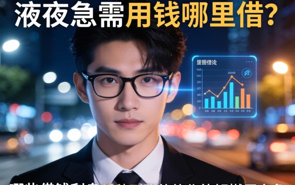 深夜急需用钱哪里借？哪些借钱利息低秒到账的软件能解燃眉之急？