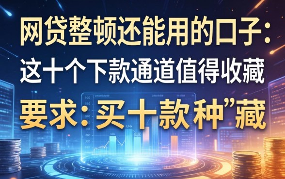 网贷整顿还能用的口子：这十个下款通道值得收藏