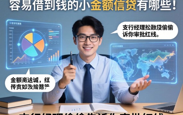 容易借到钱的小额信贷有哪些？支行经理偷偷告诉你审批红线