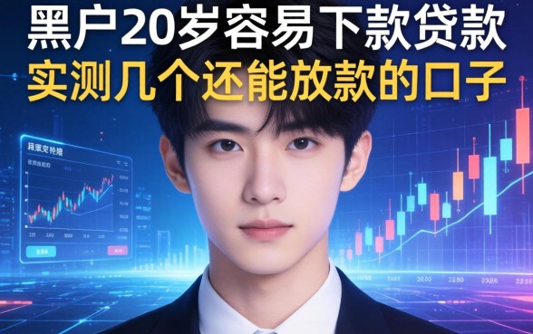 黑户20岁容易下款的贷款：实测几个还能放款的口子