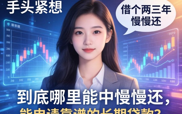 手头紧想借个两三年慢慢还，到底哪里能申请靠谱的长期贷款？